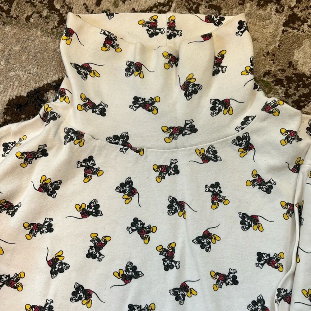 Vintage 90’s Mickey & Co. turtleneck medium Disney 90’s women’s warm long sleeve - Picture 2 of 12
